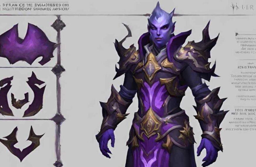 Unveiling The Mastery: Fortitude Of The Nightborne Armor Set