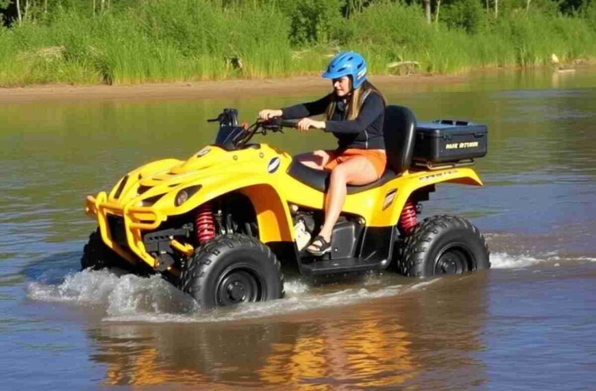 Amphibious ATV