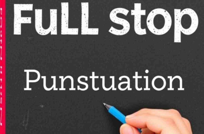 Full Stop Punctuation