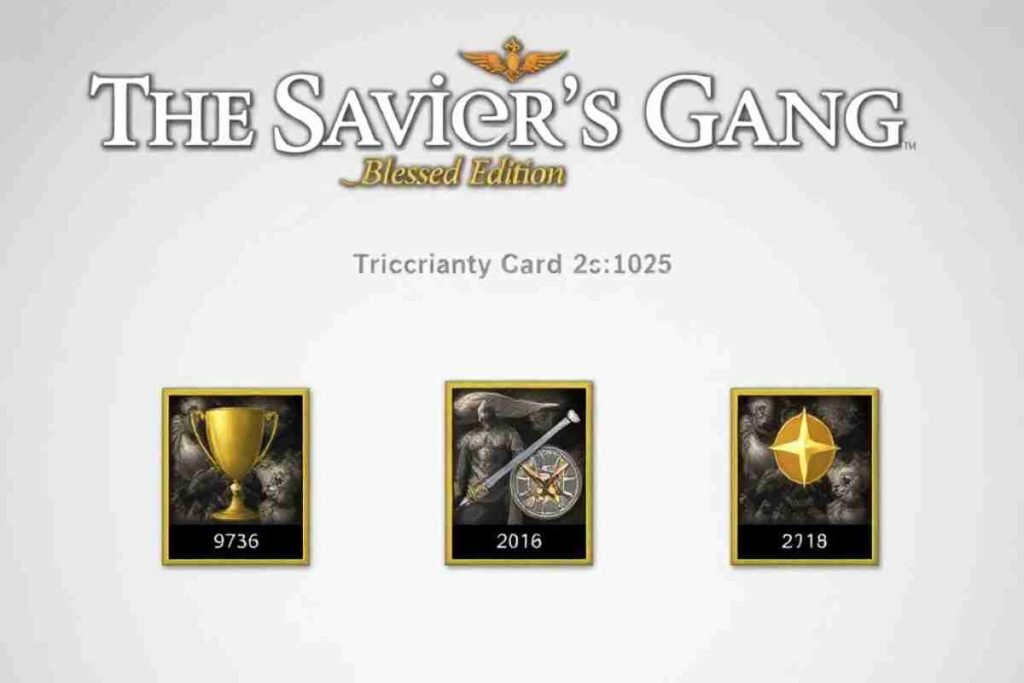 The Savior's Gang Blessed Edition Trophy Guide Card List 