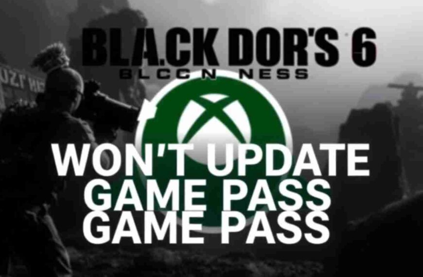 Black Ops 6 Won’t Update Game Pass