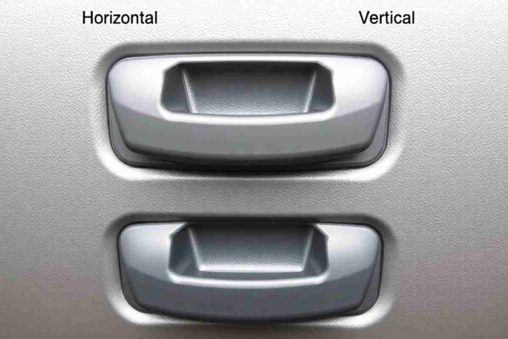 F250 Difference Between Horizontal and Vertical Handles
