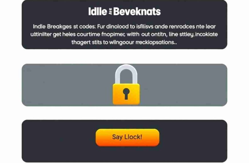 Idle Breakout Codes