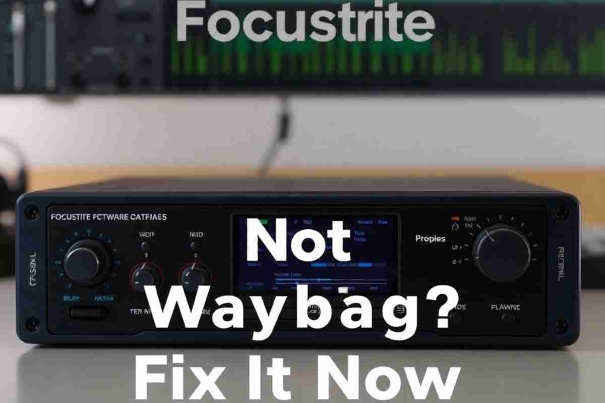 Focusrite Software Playback Not Working? Fix It Now!