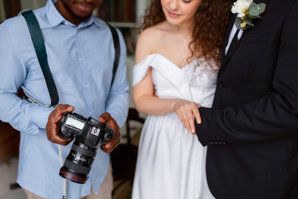 Documentary style wedding photography