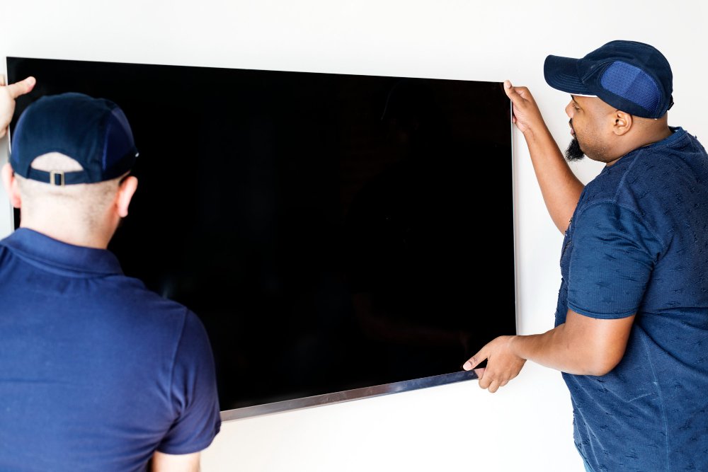 Professional TV wall mounting