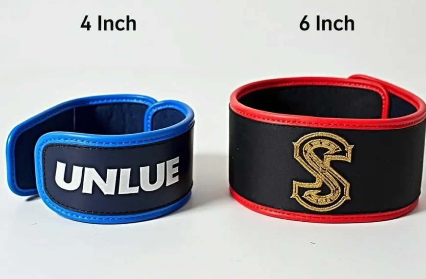 4 Inch vs 6 Inch Weightlifting Belts