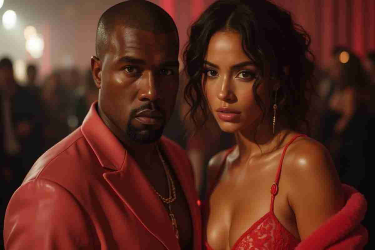 Kanye West and Bianca Censori