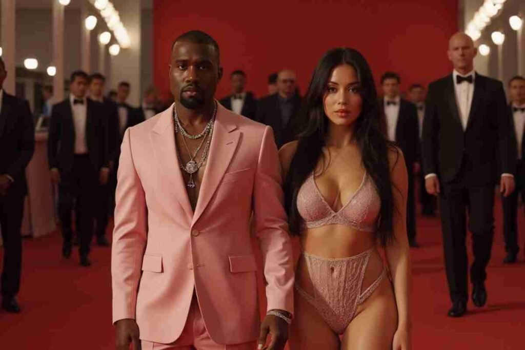 Kanye West and Bianca Censori