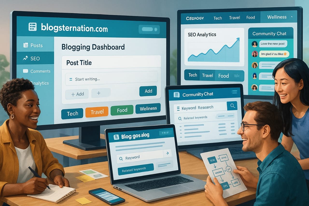 Blogsternation .com | Ultimate Blogging Hub for Content Creators