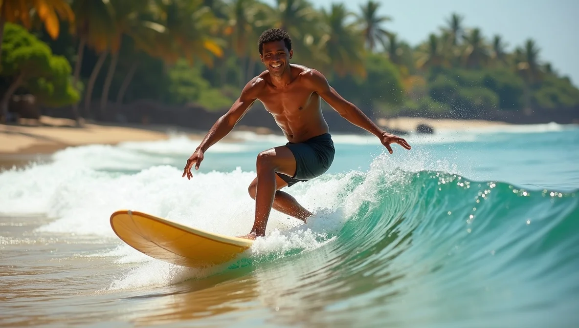 surf spot in Bali for beginners