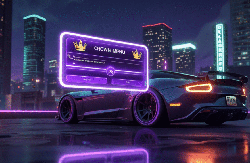 crown menu gta
