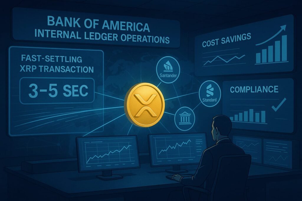 Bank of America Reportedly Using Ripple’s XRP For Internal Transactions