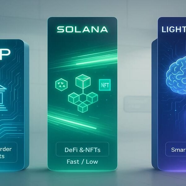 XRP Solana Lightchain AI Cryptocurrency Comparison