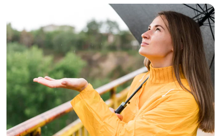 blinds care during summer rain