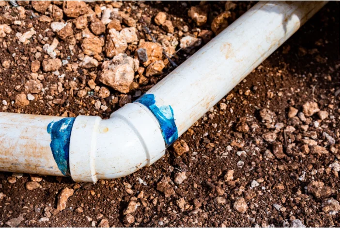 burst Sovent stack pipe repair