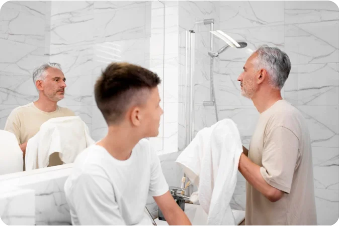 bathroom transformation