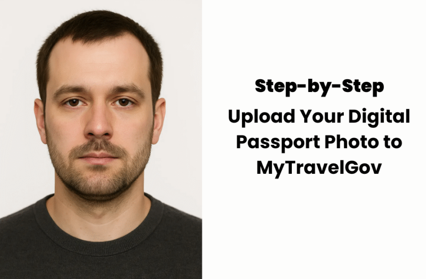 Step-by-Step: Upload Your Digital Passport Photo to MyTravelGov