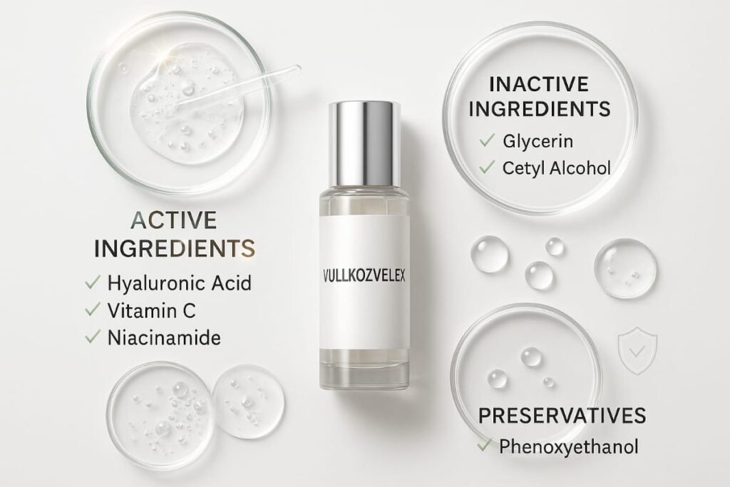 Ingredients in Vullkozvelex What Safe to Use