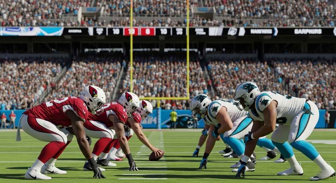 Arizona cardinals vs carolina panthers match player stats