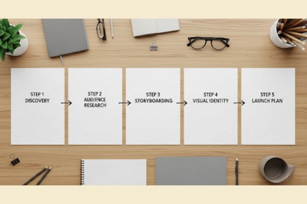 Step-by-step branding workflow used by Berushbrand com.
