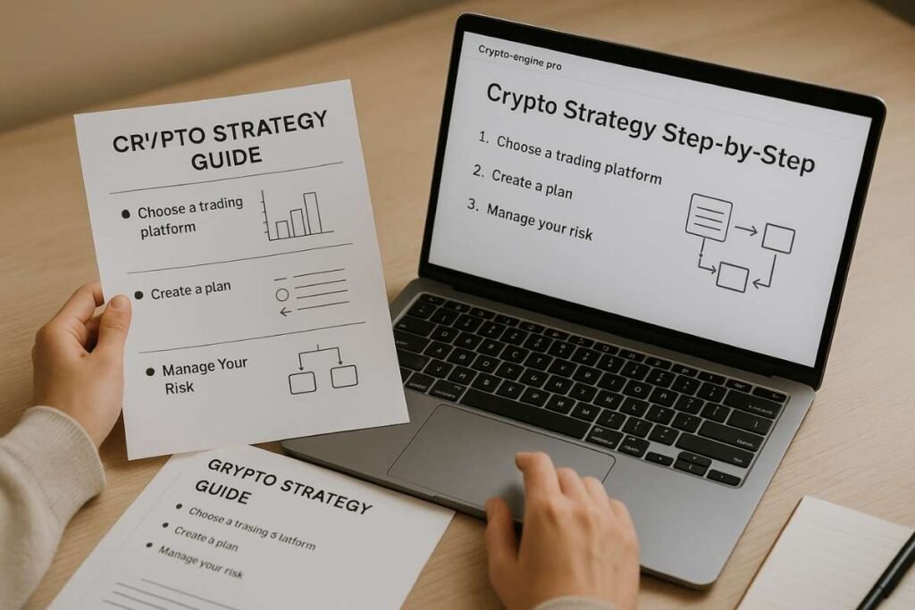 Following crypto strategies using Crypto-engine.pro blogs