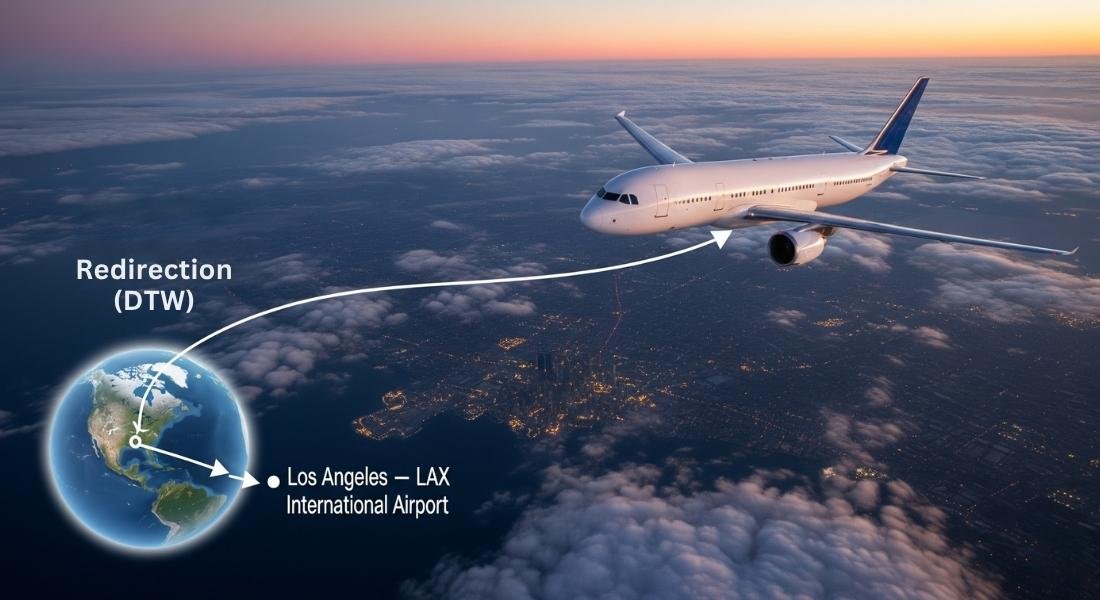 Delta Flight DL275 Diverted LAX