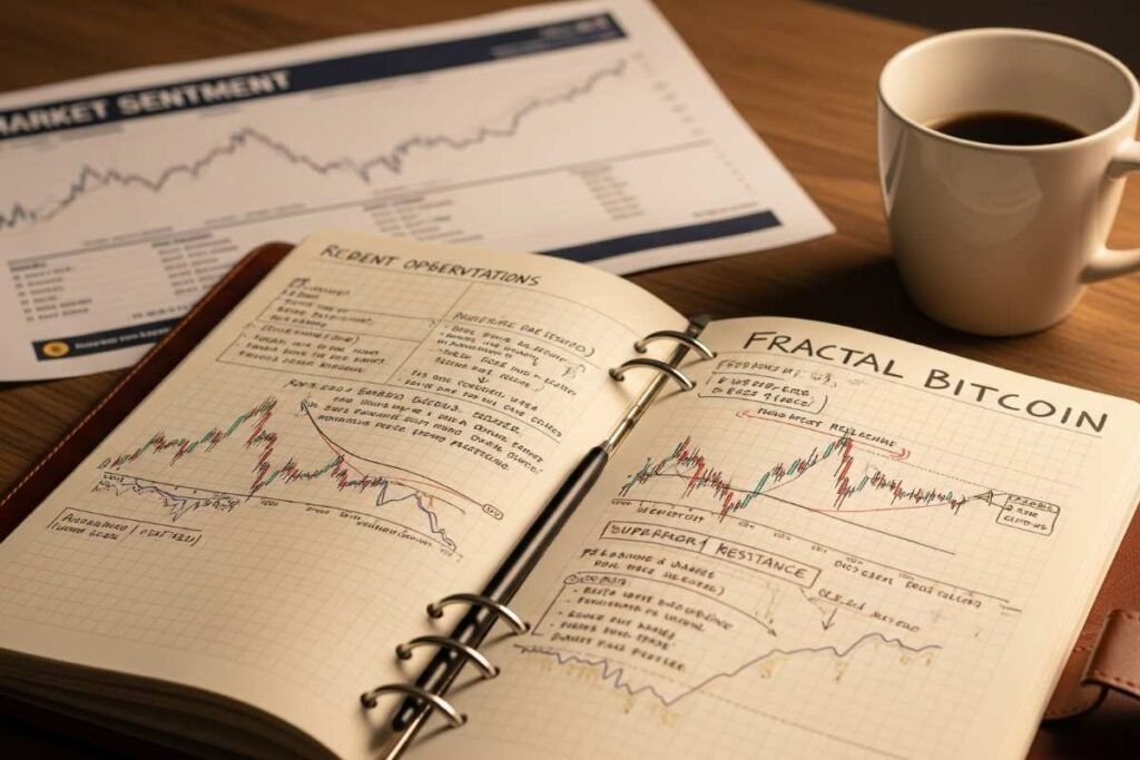Trader’s notes on Fractal Bitcoin price behavior and market sentiment