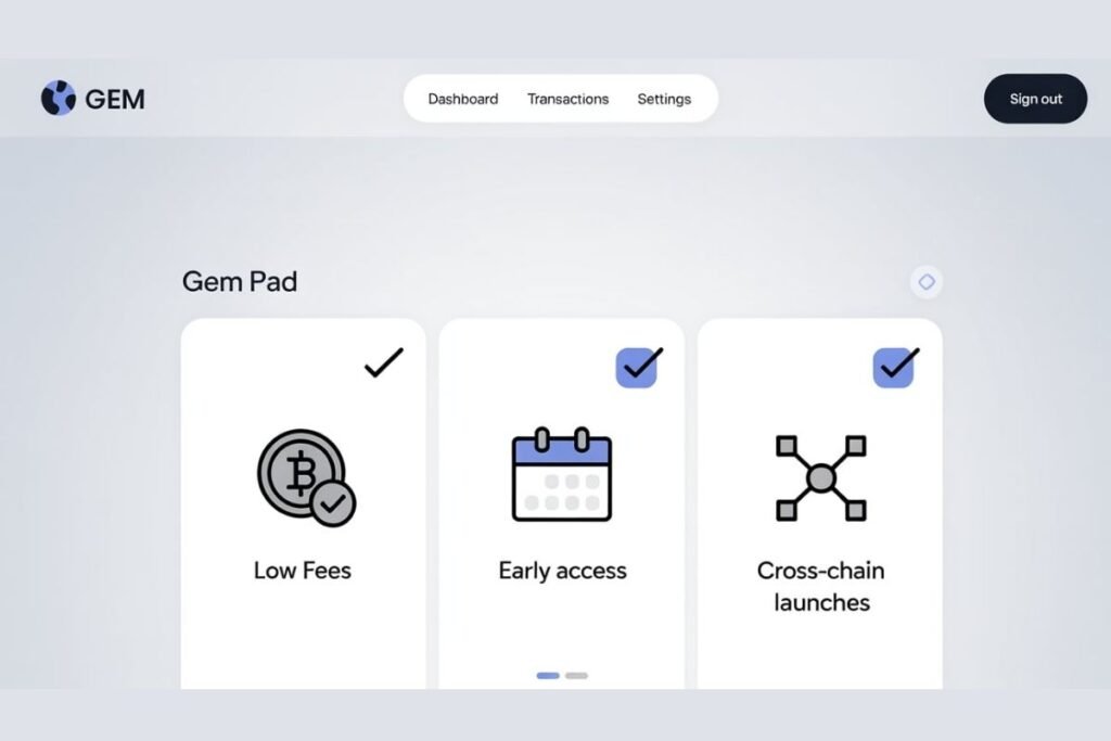 Gem Pad benefits – side-by-side comparison of key launchpad features