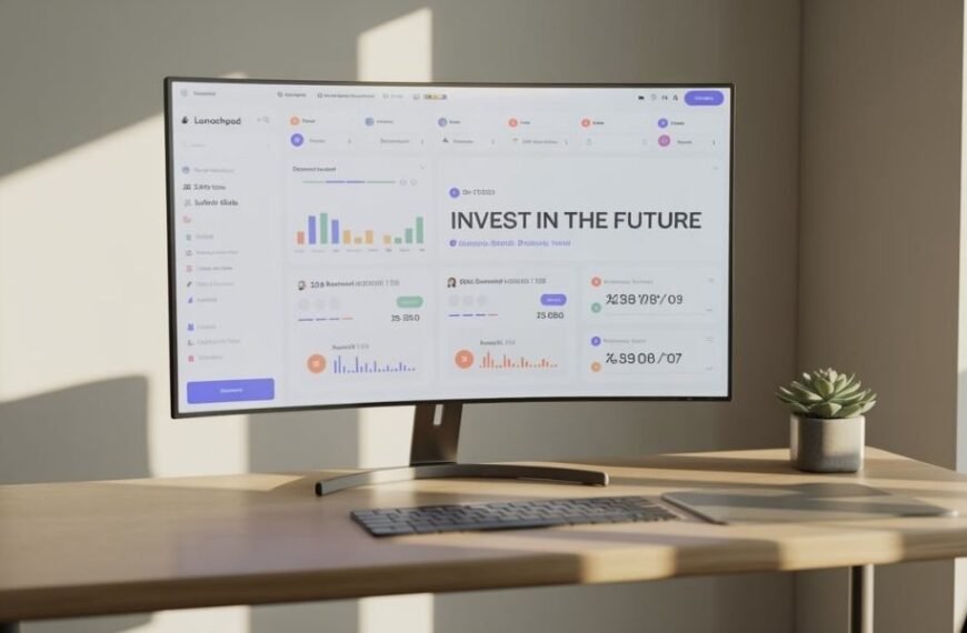 Gem Pad Introduction – person exploring blockchain launchpad interface on desktop