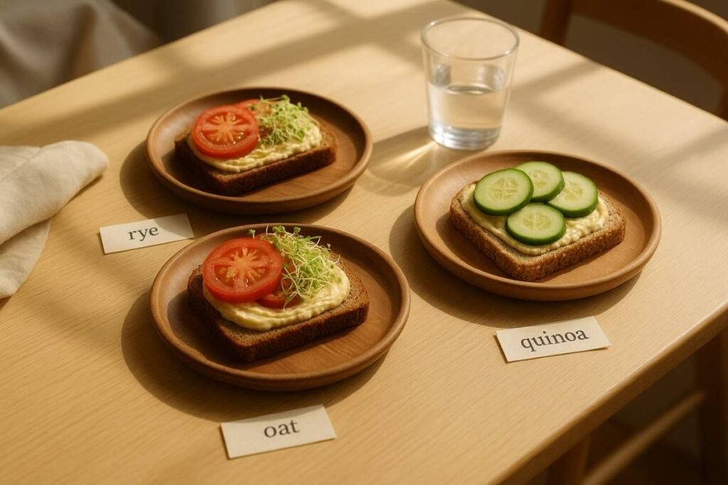 Serving the healthiest bread with plant-based toppings