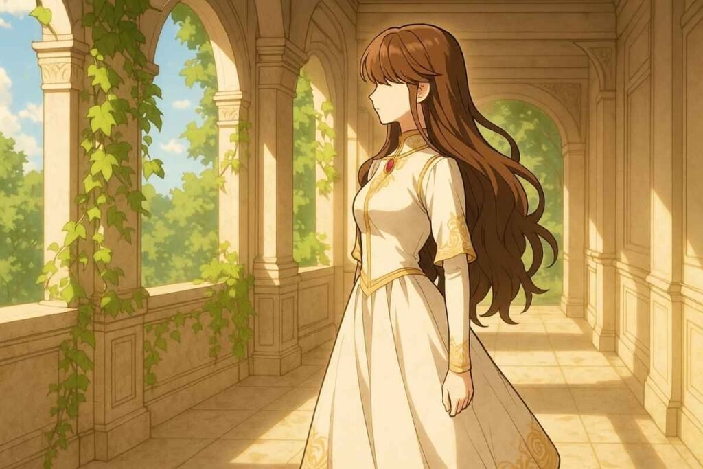 Character standing strong in final arc of How to Get My Husband on My Side

