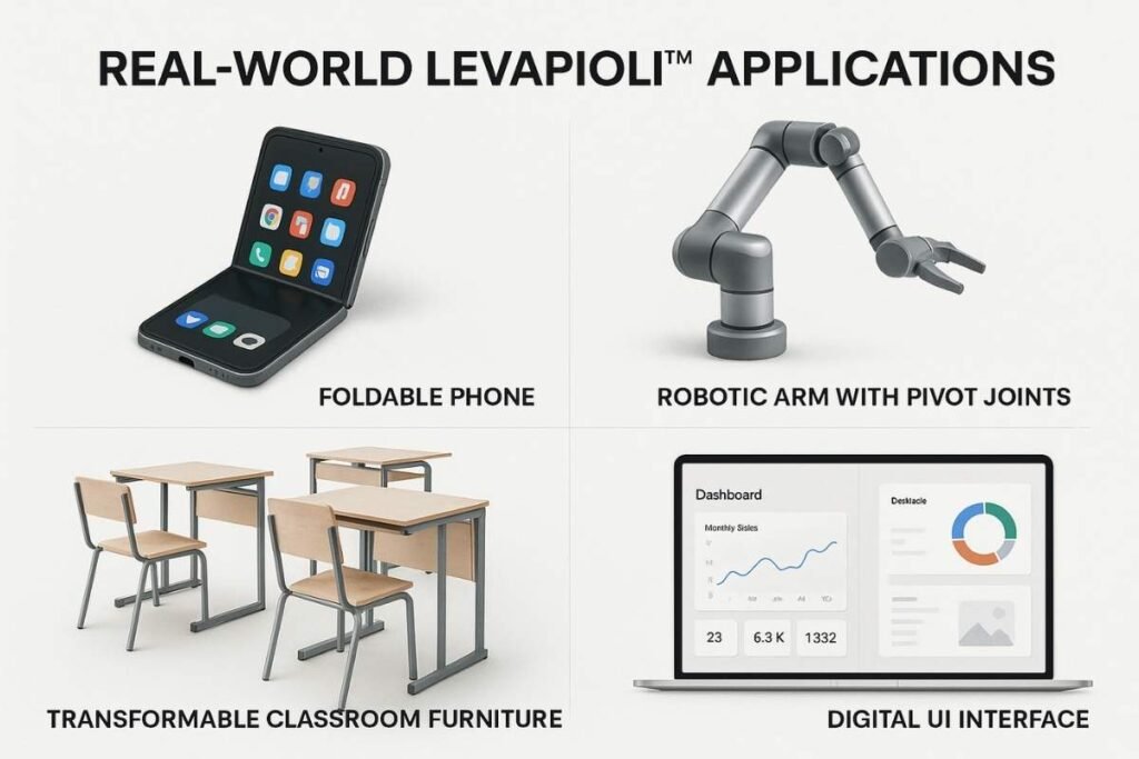 Four real-world examples showcasing Levapioli-inspired adaptability in tech and design