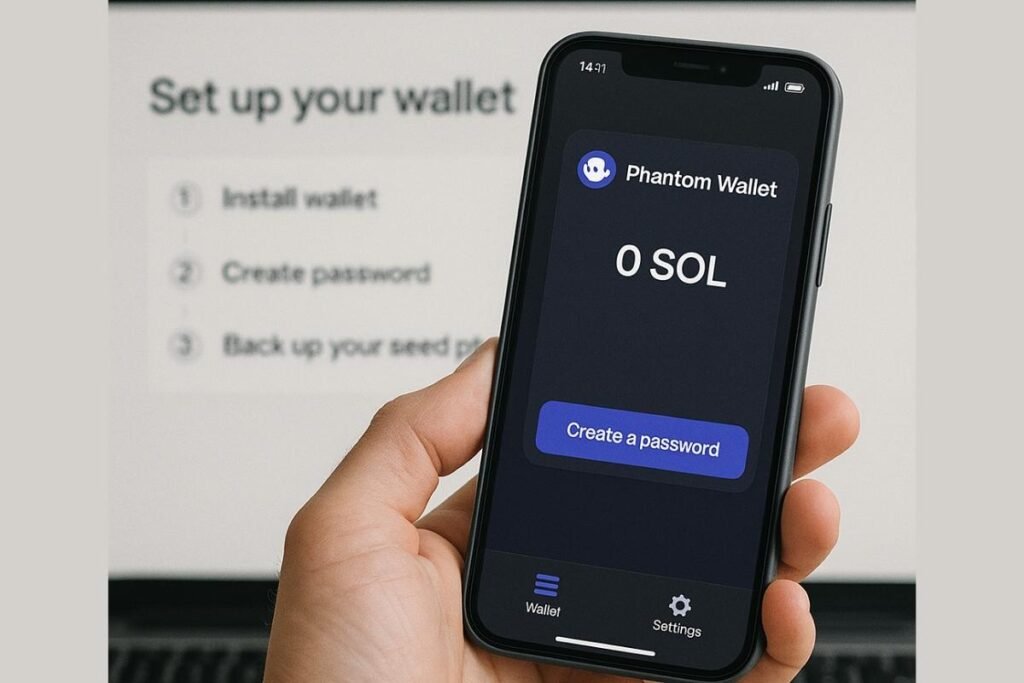 Setting up a Phantom Wallet for N2 Solana on a smartphone