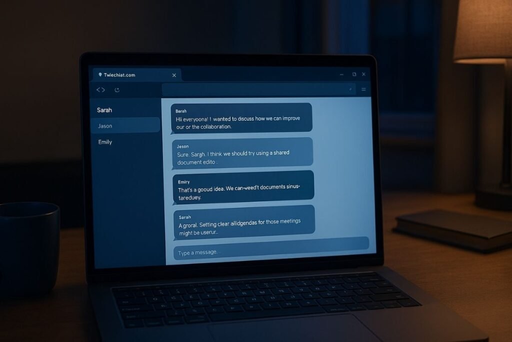 Twizchat com interface