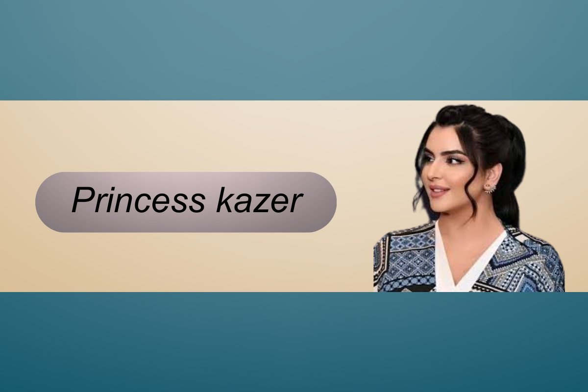 Princess Kazer glowing in a digital fantasy realm