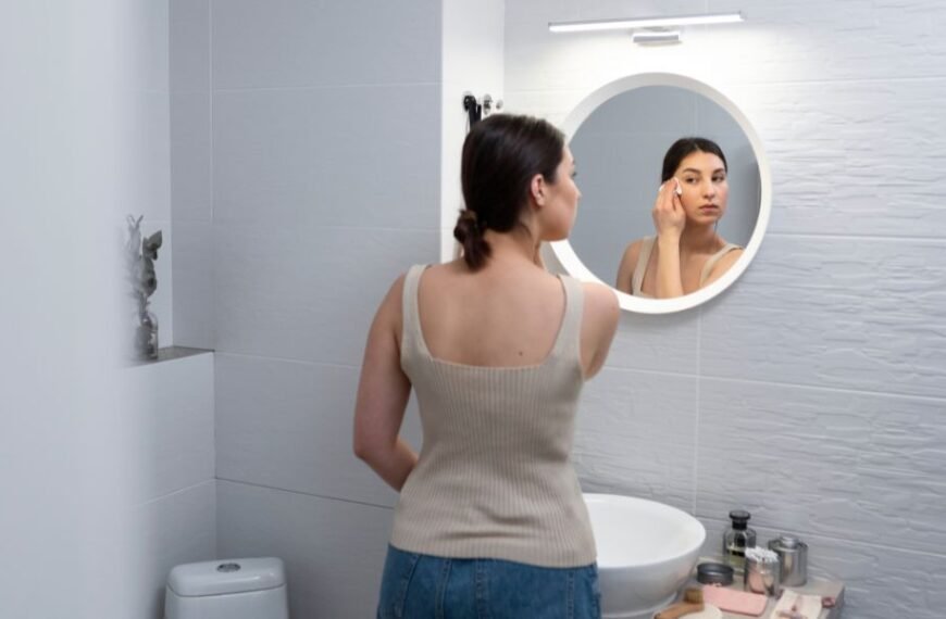 How to Transform Your Bathroom Ambience with Mirrors That Double as Lighting