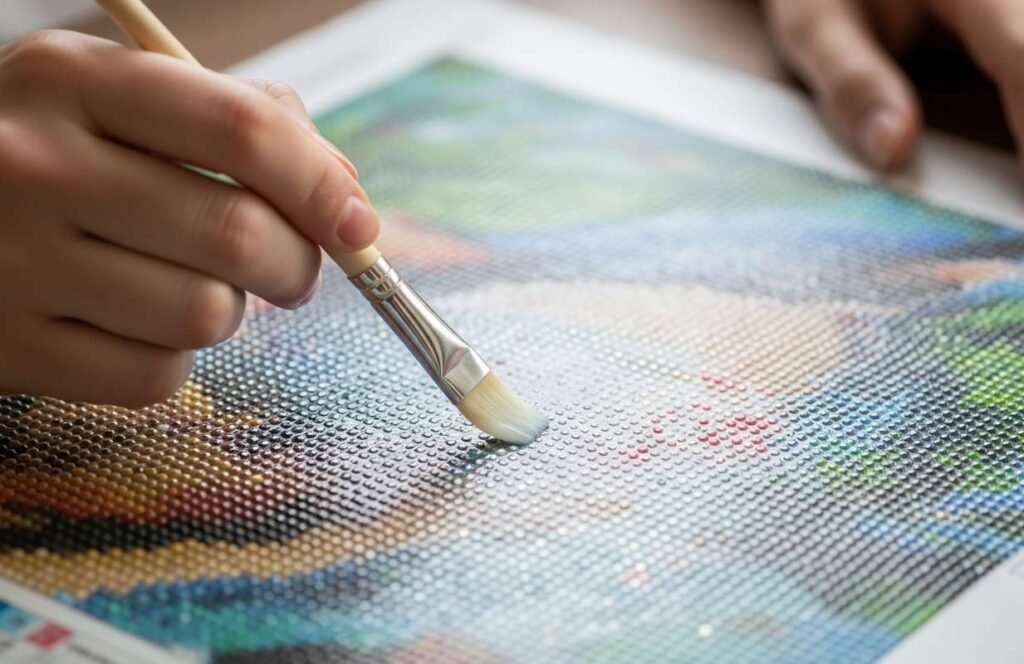 how to seal paint with diamonds