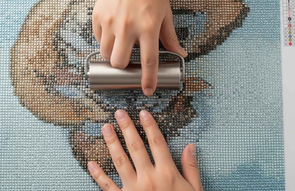 how to seal paint with diamonds