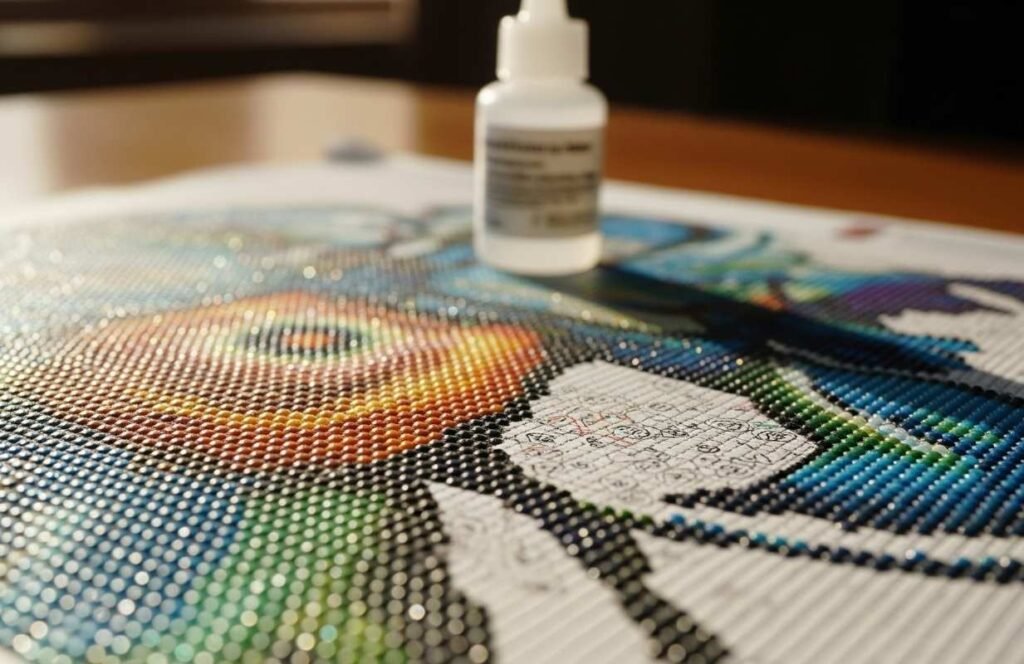 how to seal paint with diamonds