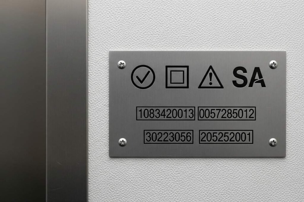 This sign shows when a lift is safe to use answer