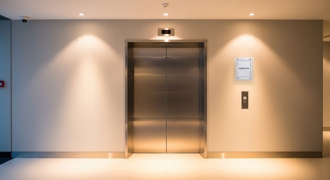 This sign shows when a lift is safe to use answer