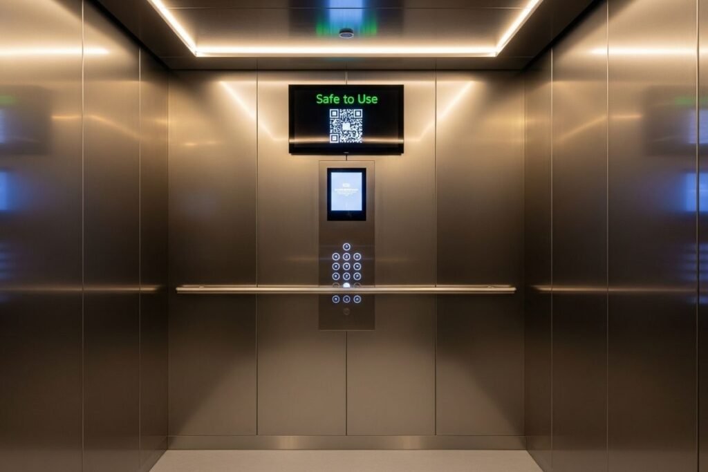 This sign shows when a lift is safe to use brain