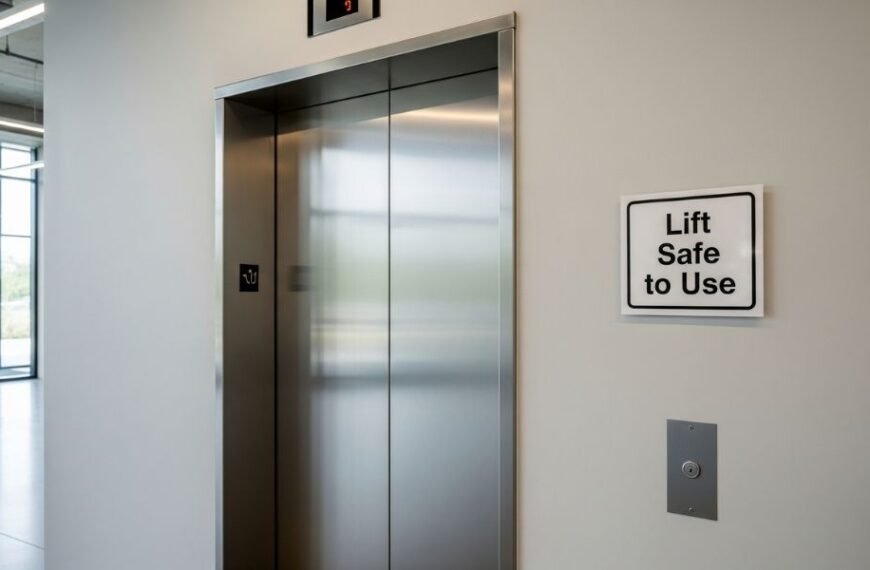 This Sign Shows When a Lift Is Safe to Use