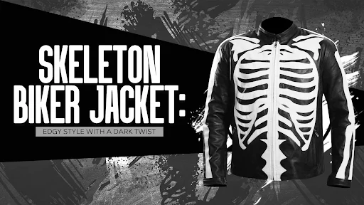 Skeleton Biker Jacket