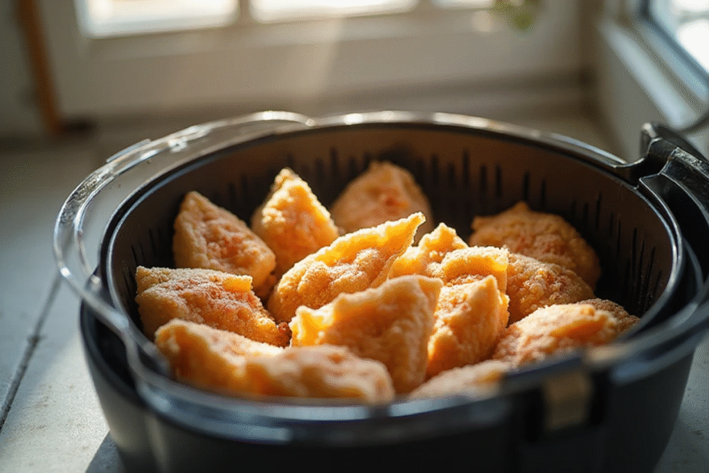 Air fry frozen potstickers