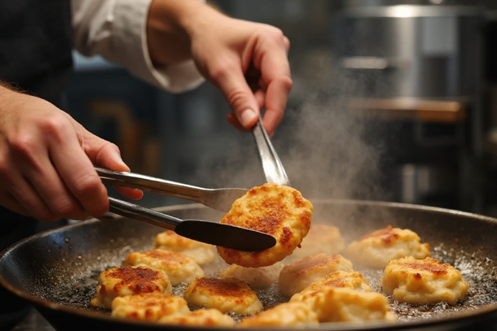 Air fry frozen potstickers