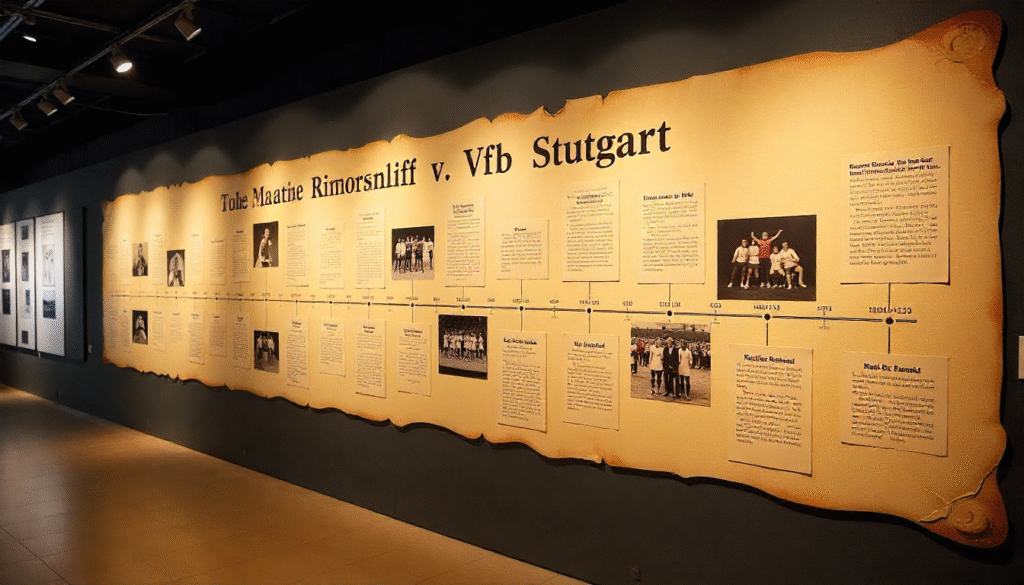 Trace the history of Real Madrid vs VfB Stuttgart. From their first meeting to the latest showdown, explore a complete timeline with results, goals, and key players.
