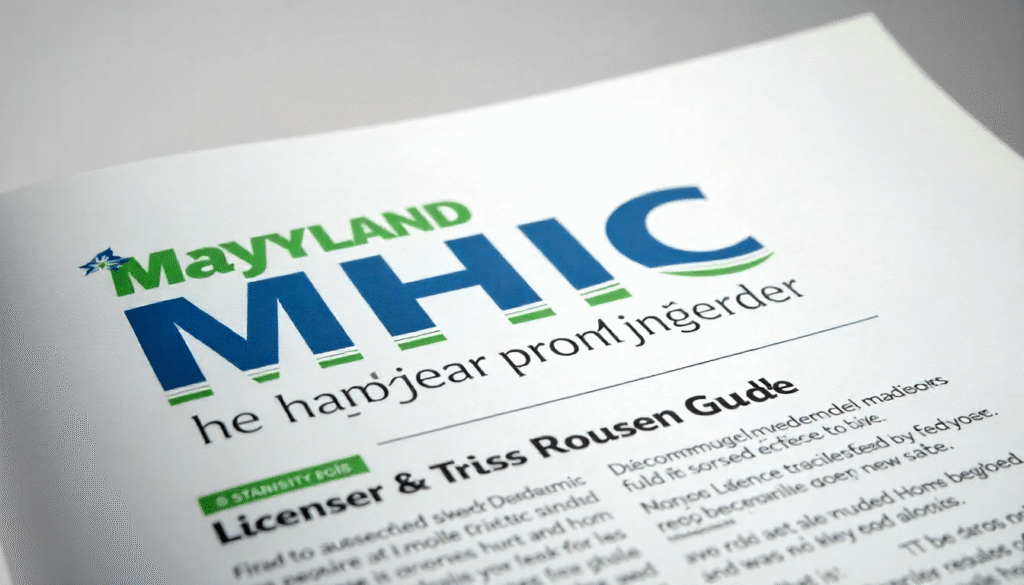 (Maryland) MD Home Improvement Commission (MHIC), its role in licensing contractors, protecting homeowners, and ensuring quality work in MD.
