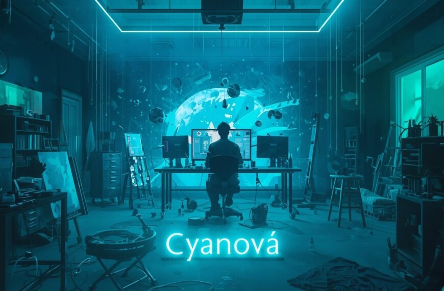 Cyanová